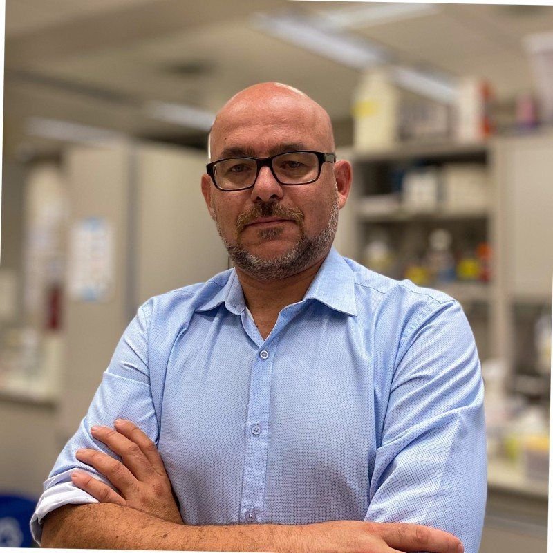 Dr Mourad Ferdaoussi in his laboratory
